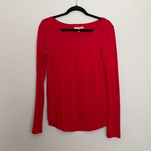 Open back long sleeve top